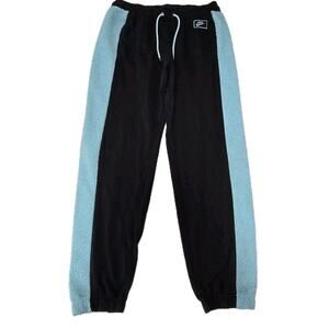 Nike Sweatpants Womens Medium‎ Pilled Sherpa Fleece Jogger Preppy Gorpcore Blue